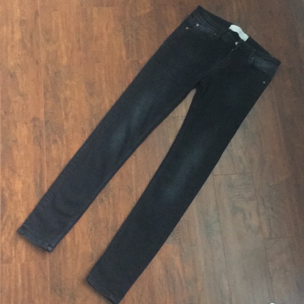 IRO black washed skinny jegging